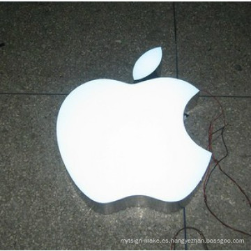 3D LED frontal iluminado Apple Sign para tienda (FLC-50)